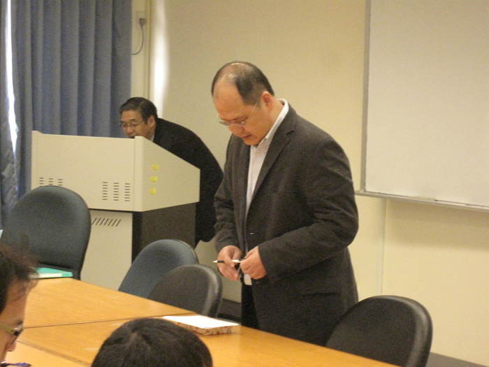黃東治老師針對藤原先生演說進行結論